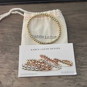 Karen Lazar 4mm Gold Bracelet
